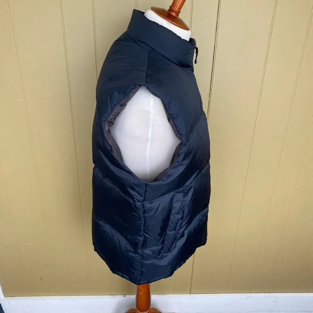 Tek Gear men XL full zip outerwear puffer vest black